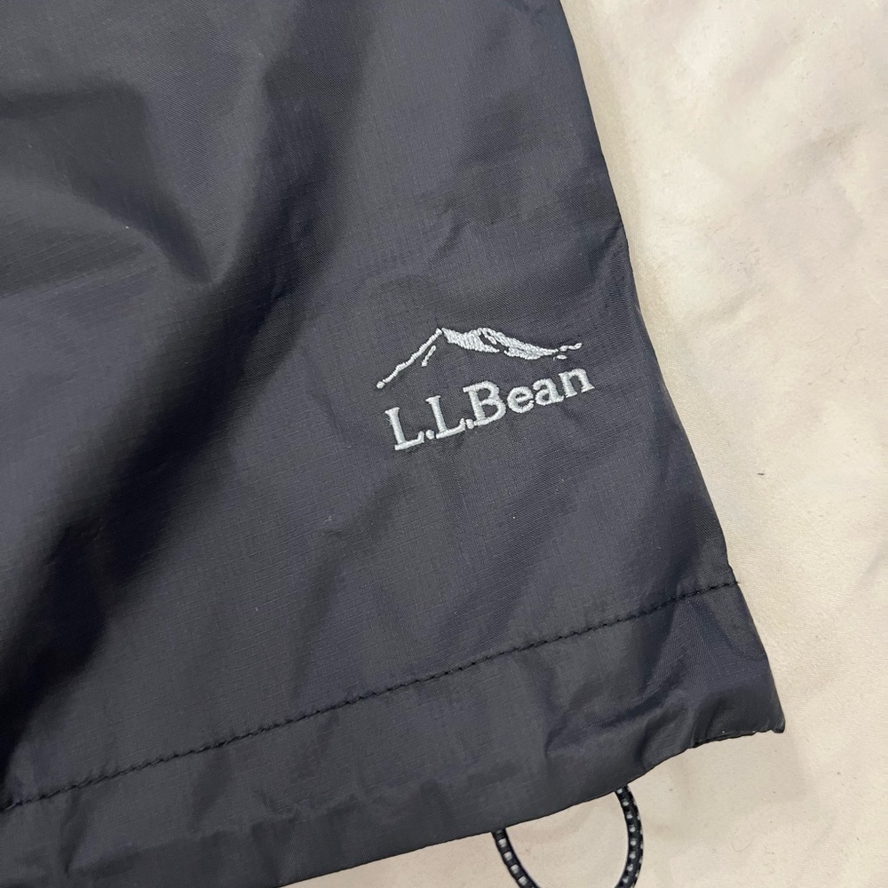L.L. Bean Black Women’s Large - rain windbreaker waterproof pants